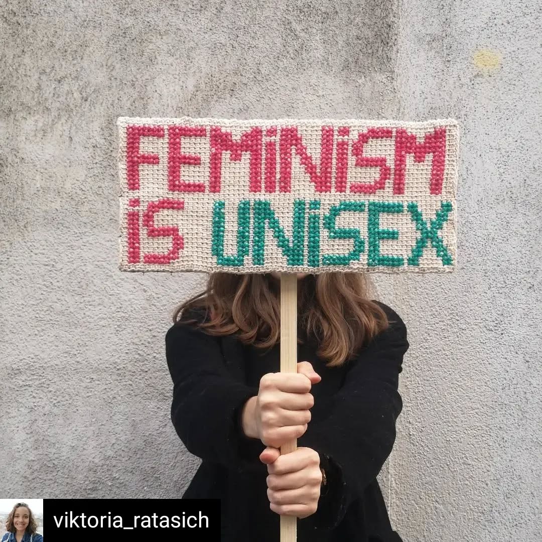 Reposted @viktoria_ratasich Feminism Is Unisex (2023)